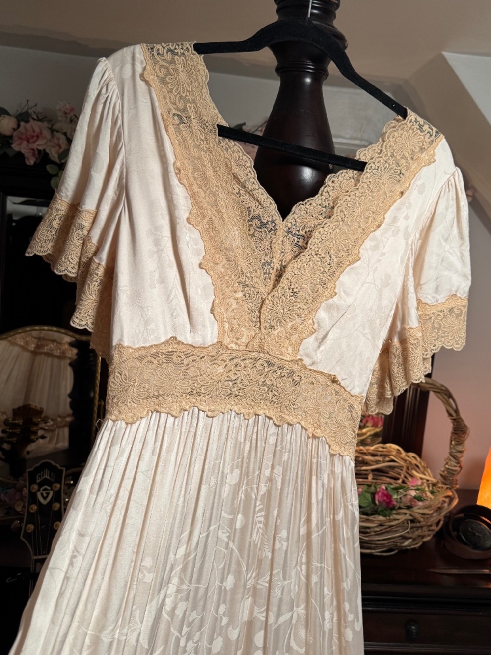 NWT Spell Oceans Gown Ivory Medium - Picture 2 of 14